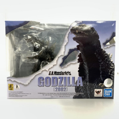 S.H.MonsterArts Godzilla 2002 Action Figure Bandai Tamashii Nations Japan-image