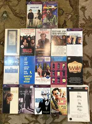 Woody Allen VHS Movies - Lot of 17 - Manhattan - Annie Hall - Radio Days, etc.-image