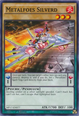 Metalfoes Silverd - MP17-EN077 - Common - 1st Edition - Near Mint-image