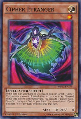Cipher Etranger - MP17-EN179 - Common - 1st Edition Near Mint 2017 Mega Tin Sing-image