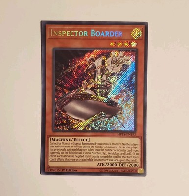 Inspector Boarder Secret Rare MP18-EN193 2018 Mega-Tins Mega Pack 1st Edition-image