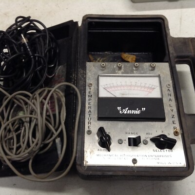Annie Electronic Temperature Analyzer Model A-8 with Carrying Case and Probe-image