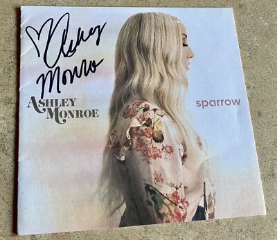 SIGNED Ashley Monroe Sparrow CD Insert PISTOL ANNIES MIRANDA LAMBERT MUSGRAVES-image