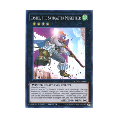Konami YGO Mega Tins 2015 Castel - The Skyblaster Musketeer (Super Rare) NM-image