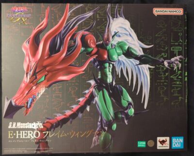 TAMASHII NATIONS S.H. MonsterArts Yu-Gi-Oh Duel Monsters GX E-HERO Flame Wingman-image