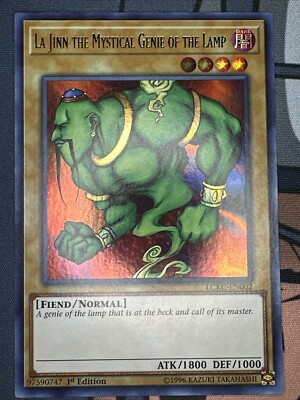 La Jinn the Mystical Genie of the Lamp - NM - LCKC-EN002 - 1st Ed - Ultra Rare-image