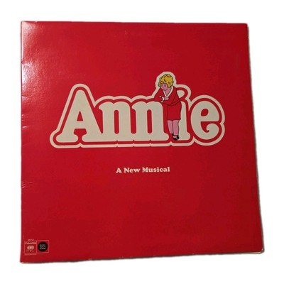 1977 Original Cast Annie (A New Musical) VINYL RECORD LP Gatefold  JS 34712 -image