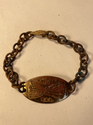 1939 gold RADIO ORPHAN ANNIE IDENTIFICATION BUREAU 
