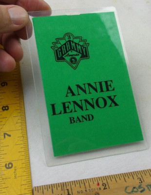 Annie Lennox band Into the West Lord of the Rings 38th Grammy Awards badge pass-image