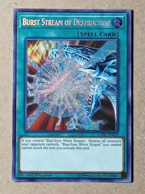 ( BURST STREAM OF DESTRUCTION ) - Secret - LCKC-EN025 - 1st NM - Yu-Gi-Oh Kaiba-image