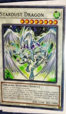 Stardust Dragon (Ghost) TDGS-EN040 The Duelist Genesis 1st Edition Holo-image