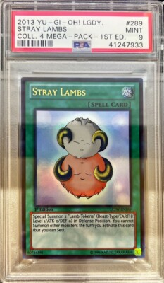 Yu-Gi-Oh! 1st Ed PSA 9 MT 'Stray Lambs' LCJW-EN289 ~ULTRA RARE~ COMPLETER ONLY 1-image