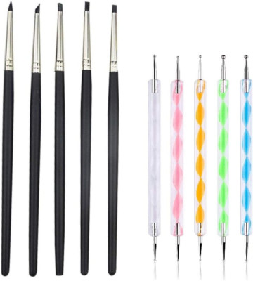 Clay Shaper Ball Stylus Dotting Set for Clay Sculpting Pottery Polymer Nail Art,-image