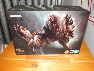 S.H. MONSTER ARTS MONSTER HUNTER ZINOGRE ICEBORN BAN DAI NEW IN BOX-image