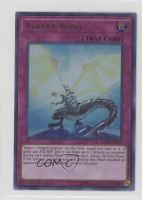 Tyrant Wing Ultra Rare 1st Ed. YuGiOh Legendary Collection Kaiba #LCKC-EN054 q5p-image