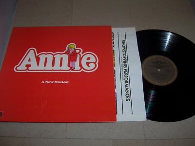 ANNIE, ORIGINAL CAST 1977 MUSICAL SOUNDTRACK LP, CBS MASTERWORKS JS 34712 (EX)-image