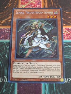 Yu-Gi-Oh! Lumina, Twilightsworn Shaman MP18-EN052 Secret Rare 1st Edition NM/LP-image