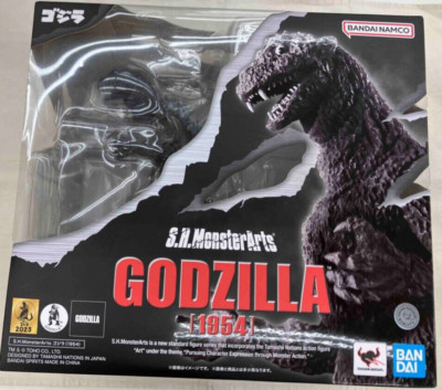 S.H.MonsterArts Godzilla 1954 Figure 150mm from The First Godzilla Movie Used-image