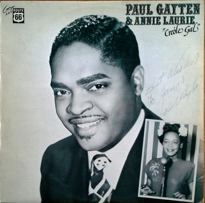 PAUL GAYTEN & ANNIE LAURIE - CREOLE GAL - ROUTE 66 - SWEDISH LP - 1979-image