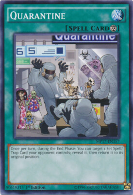 Yugioh! LP Quarantine - MP17-EN157 - Common - 1st Edition Lightly Played, Englis-image