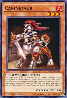 3 x Caninetaur (MP17-EN165) - Common - 1st Edition-image