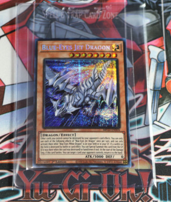 YuGiOh Blue Eyes Jet Dragon MP23-EN004 1st Edition Prismatic Secret Rare-image