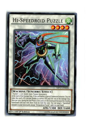HI-SPEEDROID PUZZLE MP17-EN026 1st EDITION RARE YUGIOH TCG LP-image