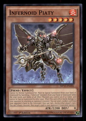 Yugioh Infernoid Piaty #MP15-EN206 2015 Mega-Tins Mega Pack LP-image