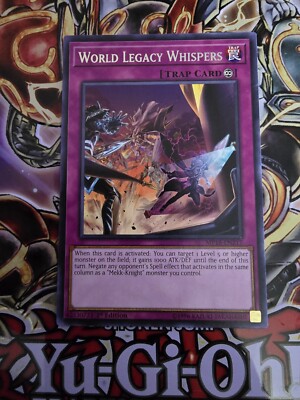 YuGiOh! WORLD LEGACY WHISPERS: MP18-EN217 RARE 1st Edition NM-image