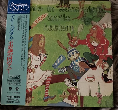 ANNIE HASLAM In Wonderland JAPAN 1st MINI LP HDCD 2001 CD W/Obi GENUINE RARE!-image