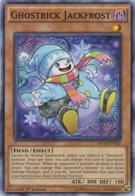 Ghostrick Jackfrost - MP14-EN202 - Common - 1st Edition - Heavily Played-image