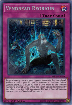 Vendread Reorigin - MP18-EN090 - Secret Rare - 1st Edition x1 - Near Mint-image