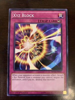 XYZ Block MP14-EN047 Yu-Gi-Oh! Trap 2014 MEGA PACK TIN 1st Edition NEAR MINT x1-image