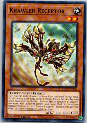 Yu-Gi-Oh Yugioh Krawler Receptor MP23-EN280 Mega Tin 2023 Dueling Heroes-image