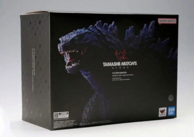 TAMASHII NATION S.H.MonsterArts Godzilla (2019) Night Color Edition Figure japan-image