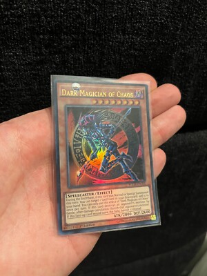 Dark Magician Of Chaos Ultra rare 1st edition YGLD-ENC02 Yu-Gi-Oh-image