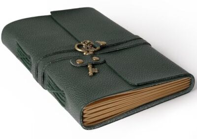  Leather Journal Notebook for Writing, Genuine Leather Bound Journal for Men -image