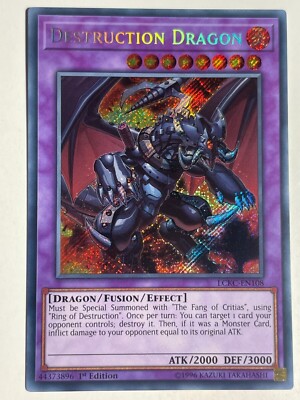 ( DESTRUCTION DRAGON ) - Secret Rare - LCKC-EN108 - 1st - NM - Yu-Gi-Oh - Kaiba-image