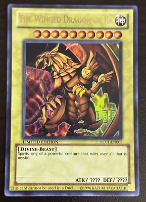 The Winged Dragon of Ra Legendary Collection LC01-EN003 Limited Edition Rare-image