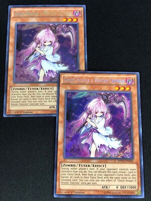 YUGIOH GHOST REAPER & WINTER CHERRIES MP17-EN022 1ST SECRET X2 (NM)-image