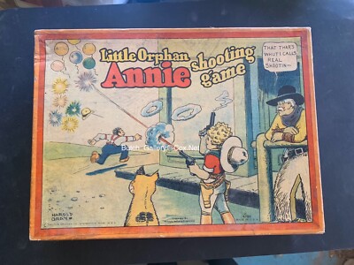 LITTLE ORPHAN ANNIE SHOOTING GAME 1930s in box LOA-image
