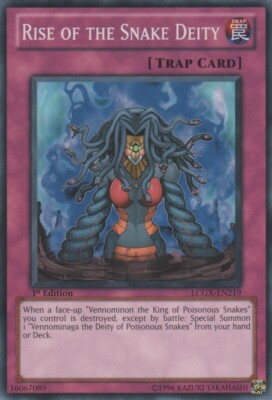 Rise of the Snake Deity - LCGX-EN219 - Common - 1st Edition x1 - Lightly Played-image