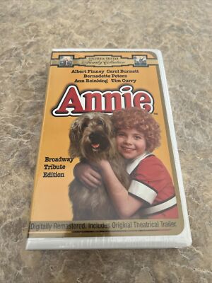 ANNIE 1997 VHS Broadway Tribute Edition in Clamshell Case New Sealed Broadway-image