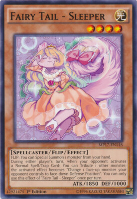 Fairy Tail - Sleeper - MP17-EN146 - Common - 1st Edition NM YuGiOh!  2017 Mega-T-image
