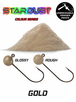 Stardust Plastic Coating Powder for Fishing Weights Color: Gold-image