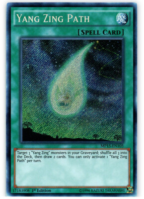 Yugioh! LP Yang Zing Path - MP15-EN105 - Secret Rare - 1st Edition Lightly Playe-image