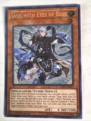 Sage with Eyes of Blue LCKC-EN015 Yu-Gi-Oh Legendary Collection Kaiba-1st...-image