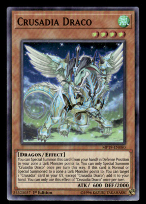 Crusadia Draco MP19-EN080 2019 Gold Sarcophagus Tin Mega Pack Unlimited-image