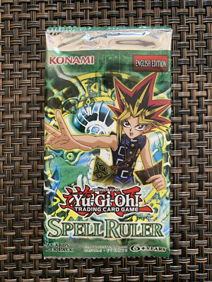 MISPRINT Yugioh Spell Ruler (SRL) New Factory Sealed Booster Pack-image