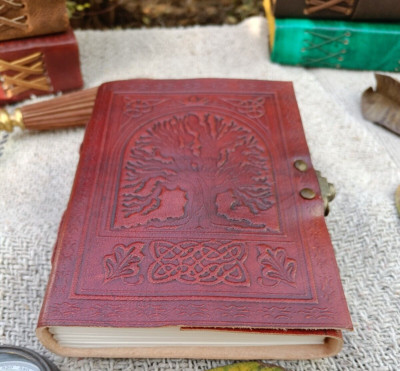 Tree of Life Leather Journal With C-Lock Notebook Gifts For Men Office Product-image